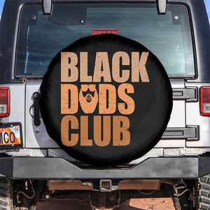 Black Dads Club Spare Tire Cover African American Fathers Day Gift