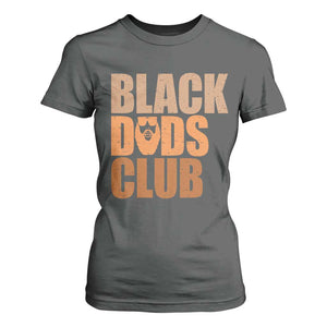 Black Dads Club T Shirt For Women African American Fathers Day Gift