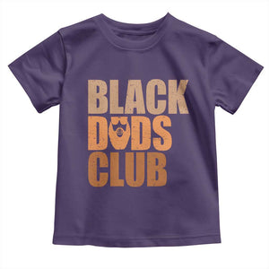 Black Dads Club Toddler T Shirt African American Fathers Day Gift