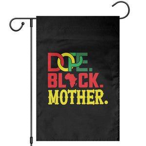 Proud African American Mom Gift Garden Flag Dope Black Mother