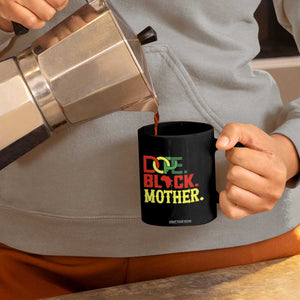 Proud African American Mom Gift Coffee Mug Dope Black Mother