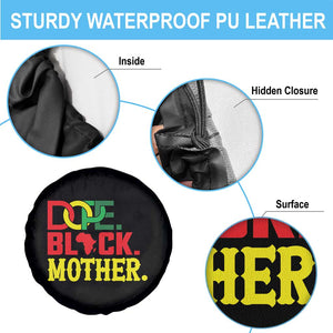 Proud African American Mom Gift Spare Tire Cover Dope Black Mother