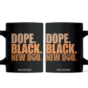 Proud Black New Dad Coffee Mug African American Fathers Day Gift