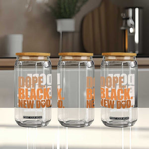 Proud Black New Dad Glass Can African American Fathers Day Gift