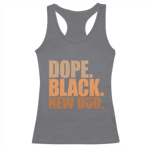Proud Black New Dad Racerback Tank Top African American Fathers Day Gift