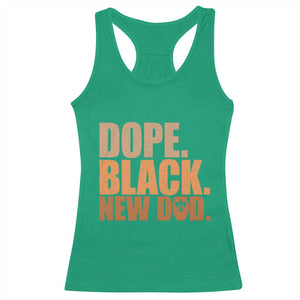 Proud Black New Dad Racerback Tank Top African American Fathers Day Gift