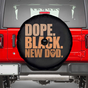Proud Black New Dad Spare Tire Cover African American Fathers Day Gift