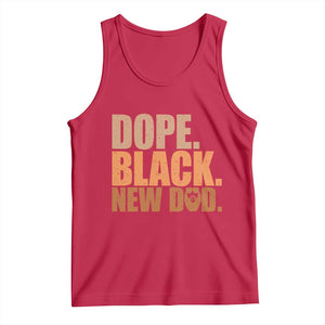 Proud Black New Dad Tank Top African American Fathers Day Gift