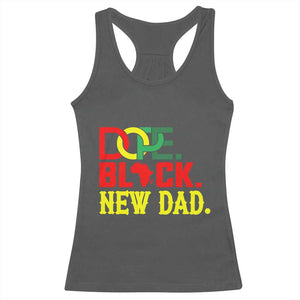 First Father's Day African American Dad Racerback Tank Top New Dad Gift