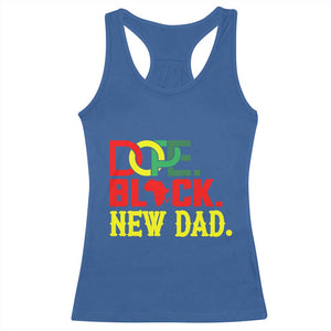 First Father's Day African American Dad Racerback Tank Top New Dad Gift