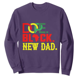 First Father's Day African American Dad Sweatshirt New Dad Gift