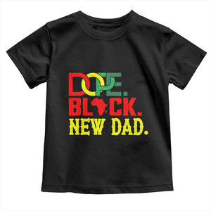 First Father's Day African American Dad Toddler T Shirt New Dad Gift