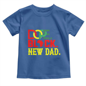 First Father's Day African American Dad Toddler T Shirt New Dad Gift
