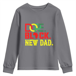 First Father's Day African American Dad Youth Sweatshirt New Dad Gift
