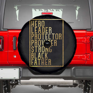 Strong Black Father Spare Tire Cover Hero Leader Provider Protector Gift
