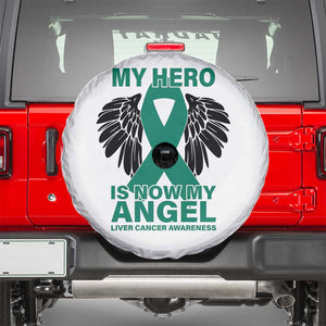 Liver Cancer Awareness Memorial Gift Spare Tire Cover My Hero Is Now My Angel