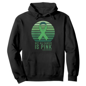 Liver Cancer Awareness Hoodie Not All Cancer Is Pink Ribbon Support Gift