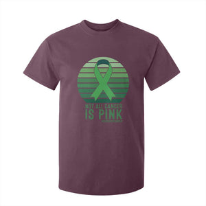 Liver Cancer Awareness T Shirt For Kid Not All Cancer Is Pink Ribbon Support Gift