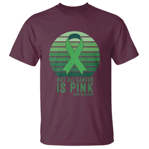 Liver Cancer Awareness T Shirt Not All Cancer Is Pink Ribbon Support Gift