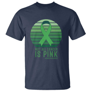Liver Cancer Awareness T Shirt Not All Cancer Is Pink Ribbon Support Gift