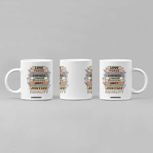 Human Rights Bookish Coffee Mug Kindness Peace Equality Flower For Women TS12 Print Your Wear