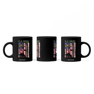 Retired Army Coffee Mug American Flag US Patriotic USA Pride TS12 Print Your Wear