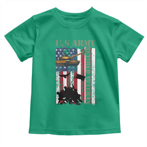 Retired Army Toddler T Shirt American Flag US Patriotic USA Pride TS12 Irish Green Print Your Wear