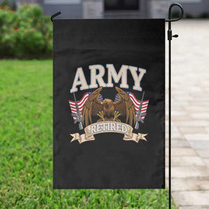 Retirement Army Veteran Garden Flag American Flag USA Patriotic TS12 Print Your Wear