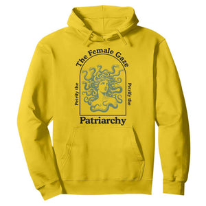Feminist Hoodie The Female Gaze Petrify The Patriarchy Mythology Medusa TS12 Daisy Print Your Wear