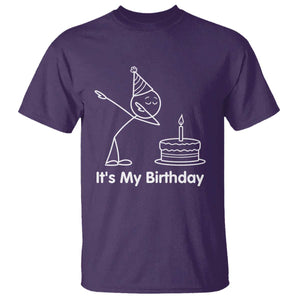 Dabbing Stickman Party Humor Gift T Shirt It Is My Birthday