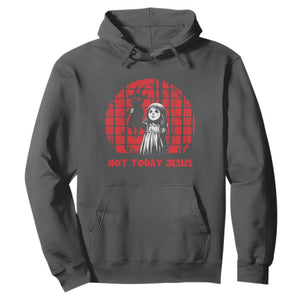 Not Today Jesus Hoodie Gothic Dark Art Pastel Goth Creepy Graphic
