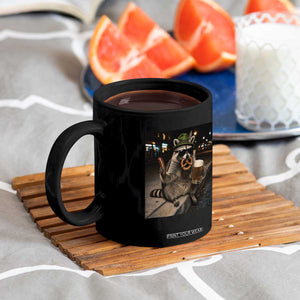 Funny Oktoberfest Raccoon Coffee Mug Cute Trash Panda Beer Festival Bavarian Gift