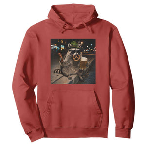 Funny Oktoberfest Raccoon Hoodie Cute Trash Panda Beer Festival Bavarian Gift