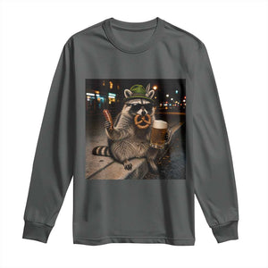 Funny Oktoberfest Raccoon Long Sleeve Shirt Cute Trash Panda Beer Festival Bavarian Gift