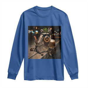 Funny Oktoberfest Raccoon Long Sleeve Shirt Cute Trash Panda Beer Festival Bavarian Gift