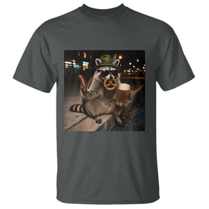 Funny Oktoberfest Raccoon T Shirt Cute Trash Panda Beer Festival Bavarian Gift