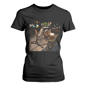 Funny Oktoberfest Raccoon T Shirt For Women Cute Trash Panda Beer Festival Bavarian Gift