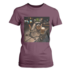 Funny Oktoberfest Raccoon T Shirt For Women Cute Trash Panda Beer Festival Bavarian Gift