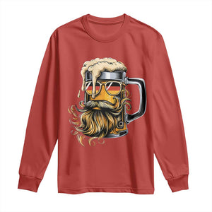 Funny Oktoberfest Beer Lover Gift Long Sleeve Shirt Cool German Beer Mug