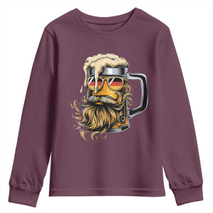Funny Oktoberfest Beer Lover Gift Youth Sweatshirt Cool German Beer Mug