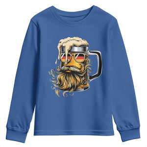Funny Oktoberfest Beer Lover Gift Youth Sweatshirt Cool German Beer Mug
