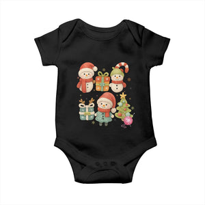 Crochet Christmas Baby Onesie Funny Xmas Gift For Crocheter TS12 Black Print Your Wear