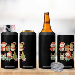 Crochet Christmas 4 in 1 Can Cooler Tumbler Funny Xmas Gift For Crocheter TS12 Print Your Wear