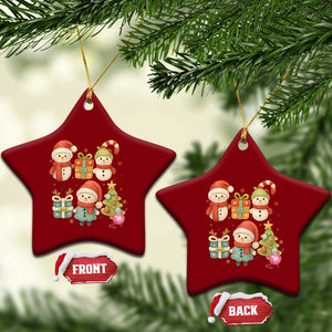 Crochet Xmas Ceramic Ornament Funny Xmas Gift For Crocheter TS12 Print Your Wear