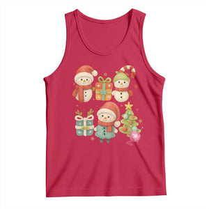 Crochet Christmas Tank Top Funny Xmas Gift For Crocheter TS12 Red Print Your Wear