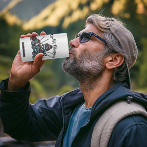 Crochet Christmas 4 in 1 Can Cooler Tumbler Funny Snowman Crocheting Gift TS12 Print Your Wear