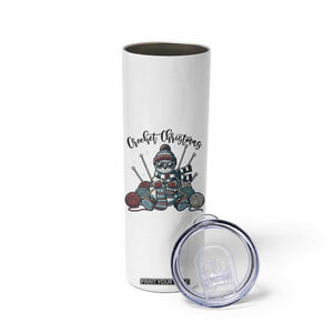 Crochet Christmas Skinny Tumbler Funny Snowman Crocheting Gift TS12 Print Your Wear