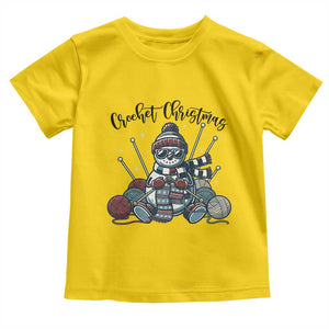 Crochet Christmas Toddler T Shirt Funny Snowman Crocheting Gift TS12 Daisy Print Your Wear