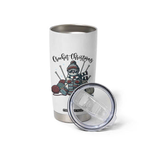 Crochet Christmas Tumbler Cup Funny Snowman Crocheting Gift TS12 Print Your Wear