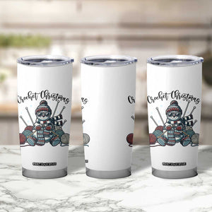 Crochet Christmas Tumbler Cup Funny Snowman Crocheting Gift TS12 Print Your Wear